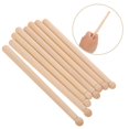 thumbnail image 2 of 8pcs Wooden Mallet: Wood Drumsticks For Kids - Non-Slip Design For Electronic Drums Marching Snare And Practice Sessions, 2 of 3