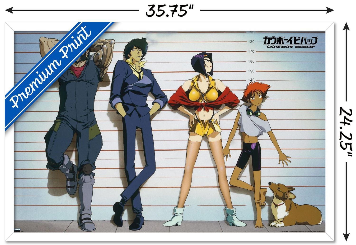 Cowboy Bebop - Heights Wall Poster, 14.725" x 22.375" Framed