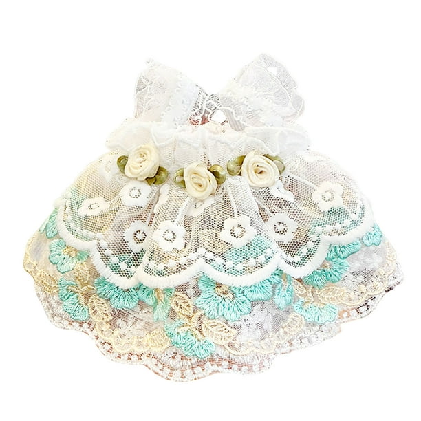 Nueva Drooping Ear Conejo Encaje Rosa Falda Muñeca Vestido de Muñeca Muñeca Correa de hombro Falda Vestido de Muñeca Accesorios