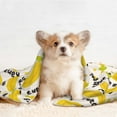 thumbnail image 4 of Yiaed Banana Fruit Print Dog Blankets-Cat Blanket Washable for Couch Protection,Puppy Blanket, Soft Plush Reversible Throw Furniture Protector-Medium, 4 of 8