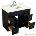 thumbnail image 7 of ARIEL Hamlet 43 in. Bath Vanity in Grey with Quartz Vanity Top in White with White Basin, 7 of 7