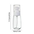 thumbnail image 3 of JGJJUGN Fine Mist Spray Bottle 2oz 60ml Clear Plastic Refillable Container for Travel Perfume Skincare Makeup Lotion Hair Care, 3 of 6