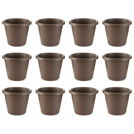 The HC Companies 14 Inch Indoor and Outdoor Classic Flower Pot (12 Pack)