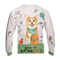 thumbnail image 2 of Hardworking Corgi Ready Back to School New Year Classes All Over Print 3D Sweatshirt Unisex Merch Welsh Corgi Dog Lover Gifts Idea - 12011, 2 of 6