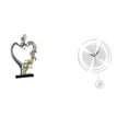 thumbnail image 1 of Estatua de pareja,Figura de pareja besándose,regalo de boda moderno,Estatua de pareja besándose en el aniversario de San Valentín,Reloj de pared,Reloj de pared decorativo para baño y, 1 of 8