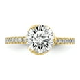thumbnail image 4 of Primal Gold 10 Karat Yellow Gold Cubic Zirconia Ring, 4 of 7
