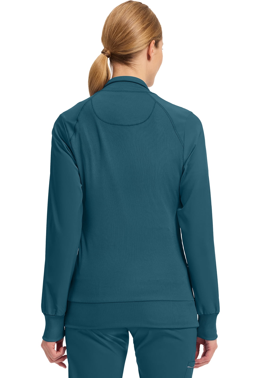 Infinity Cherokee Zip Front Scrub Jackets for Women, 4-Way Stretch Fabric, 2391A