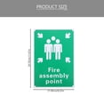 thumbnail image 4 of TABLZONE Aluminum Emergency Sign, Green, Highly Visible, for Office Safety, 2Pcs, 4 of 6