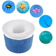 thumbnail image 7 of 30 Pack Pool Skimmer Socks, Ultra-Fine Mesh Pool Filter Savers, Disposable Basket Liners for Removing Debris and Leaves from Swimming Pools C#348 White, 7 of 7