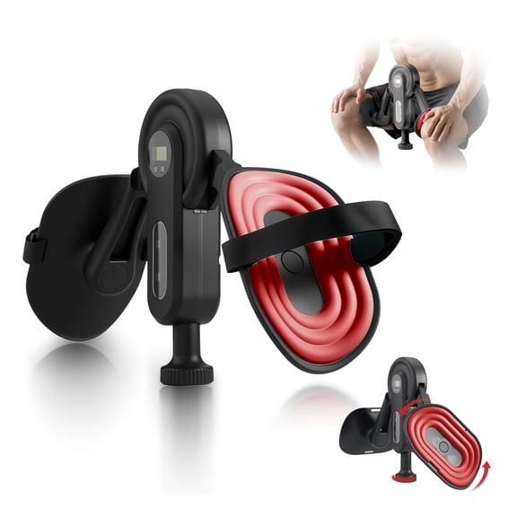 Kegel Exerciser for Men & Women ,360°Pelvic Floor Exercise Devices ,10-135 lbs Adjustable Resistanceise Thigh Trainer Exercise Thigh Adductor Exerciser Thigh Machine 4 Functions with Leg Straps