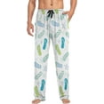 thumbnail image 4 of HPINK-T Blue  Slip and Starfish Pajama Pants Mens Lounge Pants Lightweight Men Pajama Bottoms with Drawstring & Pockets, 4 of 13