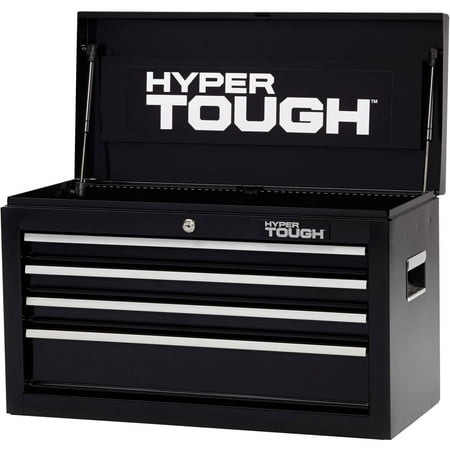 Hyper Tough 4-Drawer Tool Chest with Ball-Bearing Slides, (Best Garage Tool Box)
