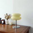 thumbnail image 3 of Glass Table Lamp Trichromatic Dimming Living Room Atmosphere Lamps Eye Protection Night Light GirlBedroom US Plug, 3 of 5