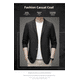 thumbnail image 3 of Traje de verano de seda de hielo de estilo occidental para hombre, ropa informal ultrafina para protección solar, chaqueta ligera de una sola pieza para primavera y otoño, 3 of 5
