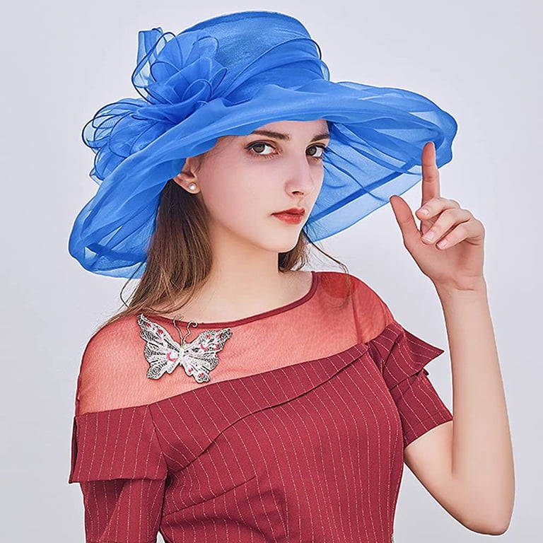 Women Girl Tea Party Fascinator Hat Church Funeral Cocktail  display picture 1