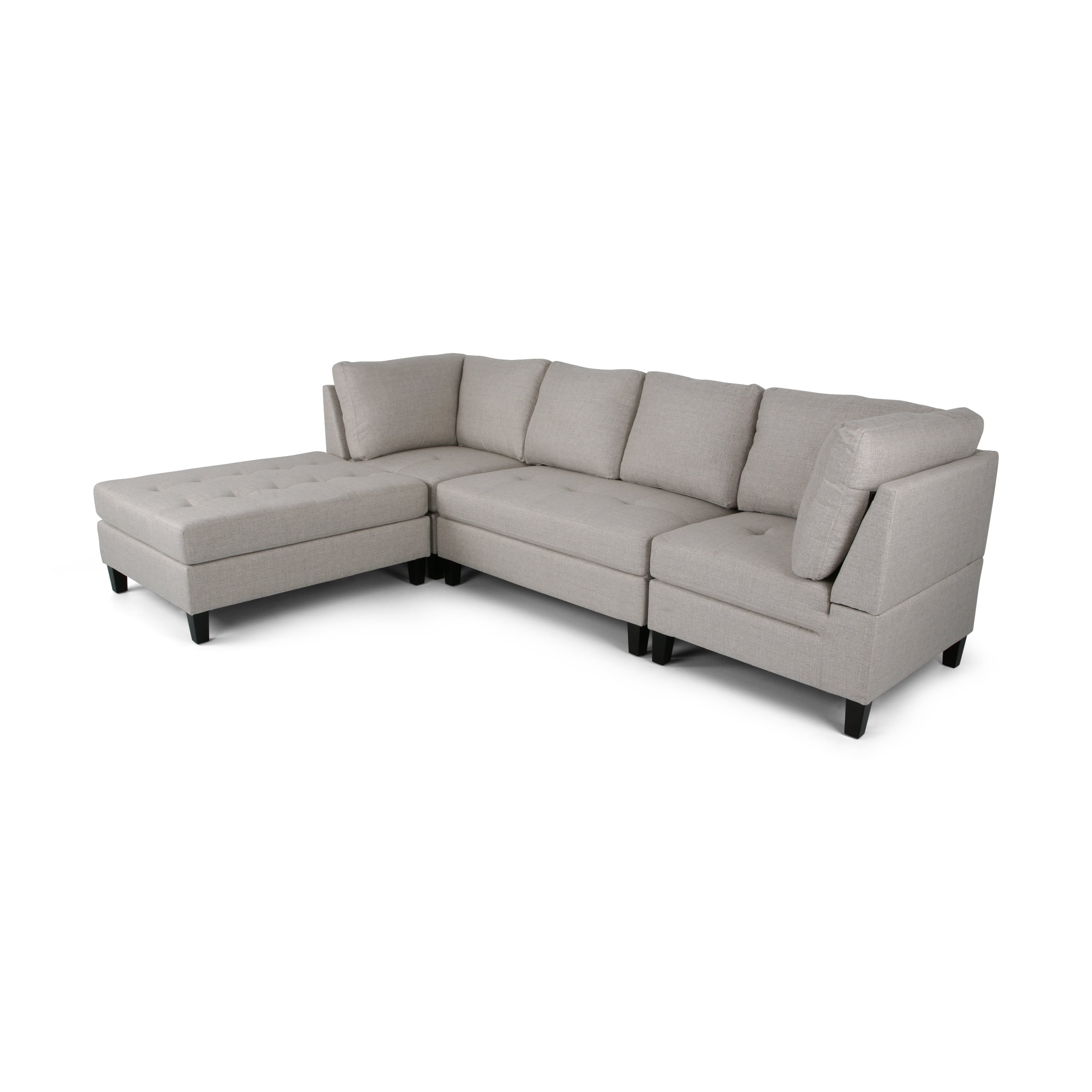 Tilden fabric gray power reclining sectional sofa deals