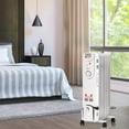 thumbnail image 3 of Gymax 1500W Oil Filled Radiator Space Heater w/ Adjustable Thermostat Home Office, 3 of 8