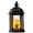 B, variant on YAMB Halloween Flickering LED Candle Lamp, Vintage Portable Hanging Lamp with Castle, Bat & Pumpkin Print, Realistic Warm Yellow Flame-free Night Light for Tabletop Tiered Tray Party Home Decor
