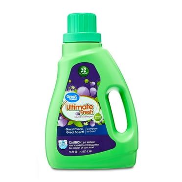 Great Value Ultimate Fresh Twilight Dreams Laundry Detergent 46oz, 32 Loads