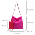 thumbnail image 2 of Bolso cruzado para mujer, cadena bordada, hilo de nailon, bolso de viaje sencillo para mujer, 2 of 8