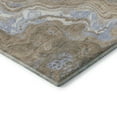thumbnail image 3 of Addison Rugs Mayfield Premium Machine Washable Transitional Abstract Taupe Rectangle Rug, 3' X 5' Machine Washable Transitional Abstract Taupe Oversized Sherpa Throw Blanket, 3 of 7