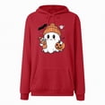 thumbnail image 6 of Towmus Women Cute Pattern Hoodie Girl Halloween Pumpkin Face Tops Cartoon Sweatshirt Long Sleeve Casual Streetwear, 6 of 6