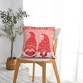 thumbnail image 5 of Yiaed Gnomes Hold The Letters LOVE Print Pillow Covers Super Soft Decorative Square Throw Pillow Covers Case Cushion Covers for Sofa Couch Bedroom Car Decor（No pillow core）-18"x18", 5 of 7