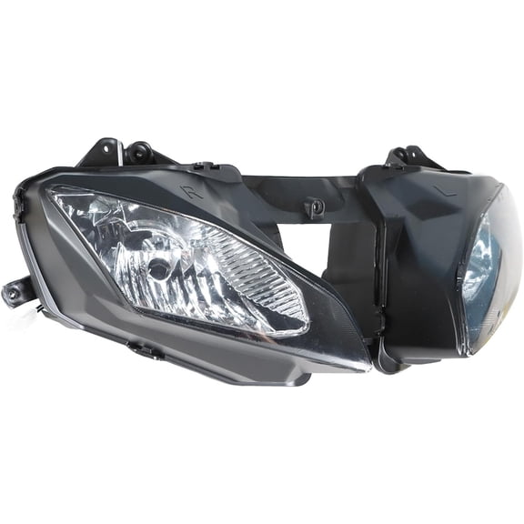 Genrics Front Headlight Motorcycle Headlamp Replacement for Yamaha YZF R6 2008-2016