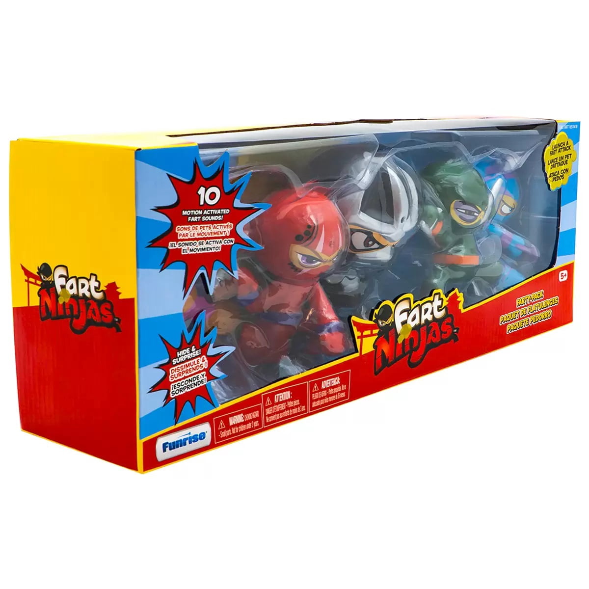 Funrise Fart Ninjas 5 Pack, Farty Pack