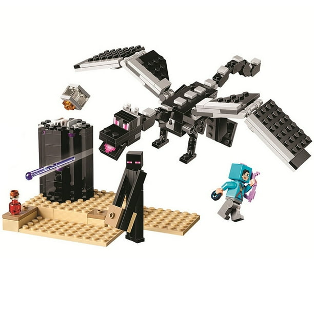 Ender Dragon The End Battle Minecraft 21151 Bloques De Construcción Misterio Multiescenas Juguetes Educativos Para Niños Regalos Gao Jinjia unisex