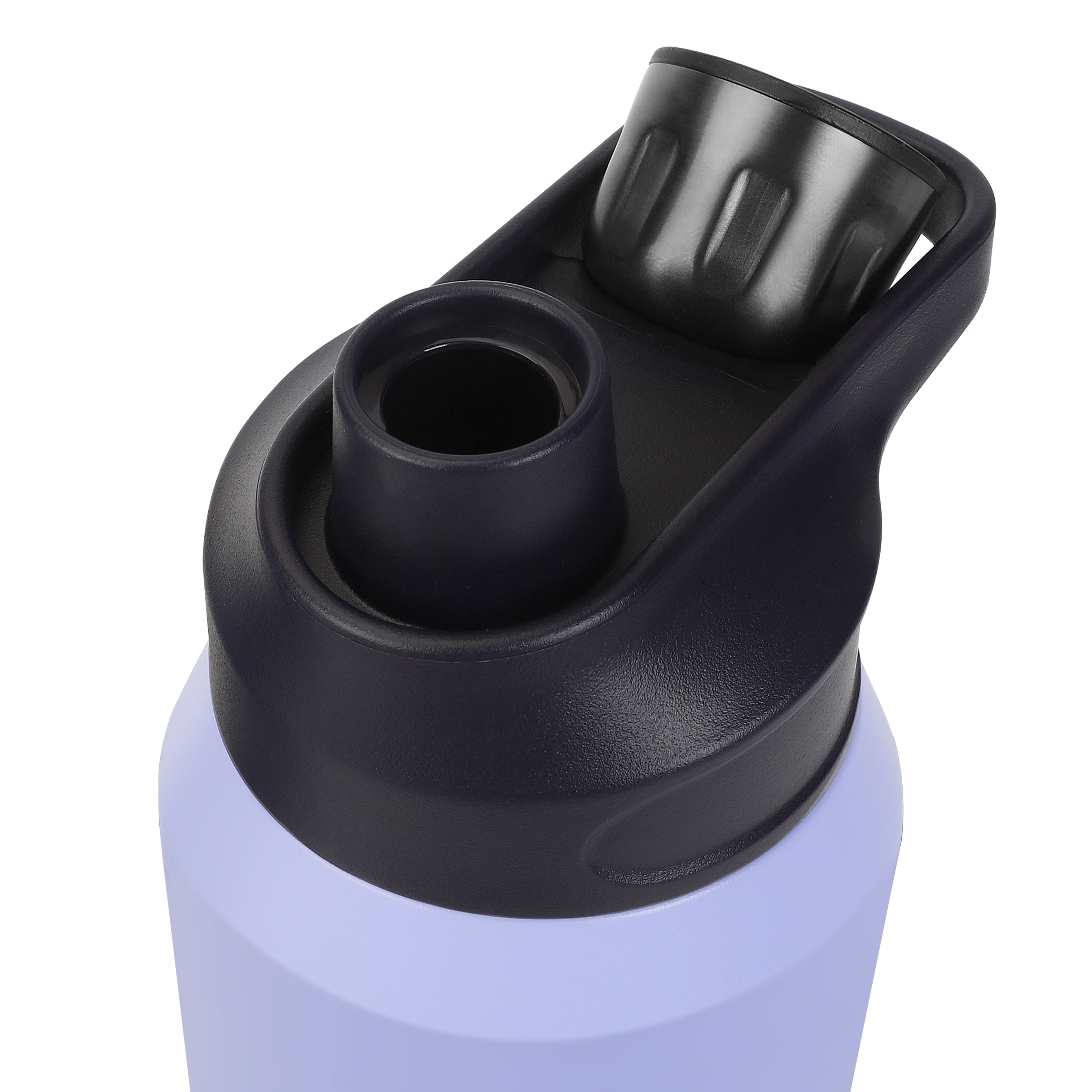 Swiss Tech Flasche Myrtle Purple 20oz Magnetic Cap Water Bottle, Triple-Wall Stainless