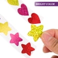 thumbnail image 4 of 2 rollos de calcomanías decorativas de regalo con forma de estrella para animar las tareas escolares., 4 of 6