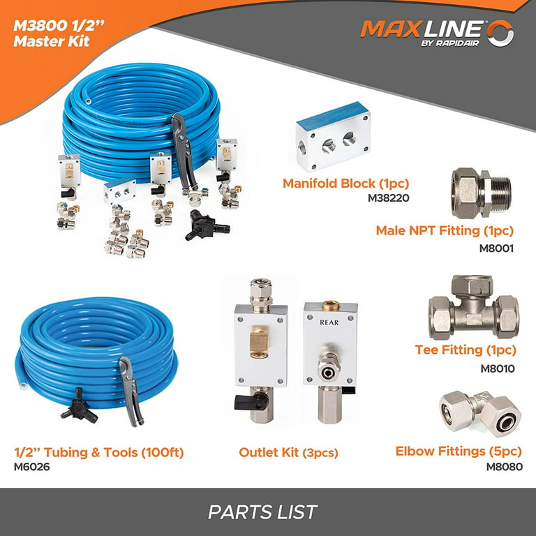 Industrial Air 3/4 in. x 100 ft. HDPE/Aluminum Air Piping System