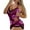 Hot Pink, variant on Womens Pajamas Trendy Valentine'S Day Lace Pattern Camisole Shorts Sleepwear,Light Purple,L