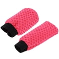 thumbnail image 1 of Protector Universal de Pomo de Cambio de Auto Unique Bargains Cubierta de Pomo de Cambio Cubierta de Freno de Mano Cubierta de Pomo de Cambio Poliéster Rosa Rojo, 1 of 6
