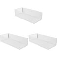 thumbnail image 3 of RENACLIPY Magnetic Fridge Organizer 3-Pack White Iron Kitchen Storage Rack for Home Use and Refrigerator Organization, 3 of 8