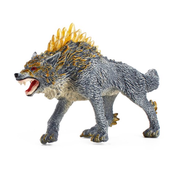 Wolf Solid Pvc Action Figure Desktop Decorative Ornament Collection Gift Home Decoration Educational Toy Micro Landscape Animal Model B