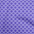 thumbnail image 1 of oneOone Cotton Flex Dark Purple Fabric Geometrical Craft Projects Decor Fabric Printed By The Yard 40 Inch Wide, 1 of 4