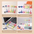 thumbnail image 7 of 6Pack Colorful Hourglass Timer, Small Sandglass Sand Clock Timer, Sand Time Clock Ornament, Party Decor, Holiday Supplies, Holiday Arrangement, Home Decor (30 Sec/1 Min/2 Min/3 Min/5 Min/10 Min), 7 of 7