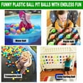 thumbnail image 4 of 50pcs 100pcs 200pcs Soft Plastic Ball Pit Balls for Kids, Gift for Baby Toddler Birthday Christmas, Ball Pit Play Tent, Baby Pool Water Toys, Kiddie Pool, Party Decoration, 4 of 7