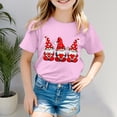 thumbnail image 2 of Godom Girls T Shirts Short Sleeve Casual Cute Blouse Summer Tops Basic Tees, 2 of 5