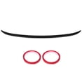 thumbnail image 2 of Rear Trunk Spoiler Trunk Lip Rear Trunk Wing Car Trunk Spoiler Car Modification Accessory Glossy Black Factory For JDM Style Trunk Lid Spoiler Fit For   4 Door Sedan 2013-2017, 2 of 8