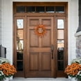 thumbnail image 4 of Northlight Artificial Berries Fall Harvest Twig Wreath - 14" - Orange and Red - Unlit, 4 of 10