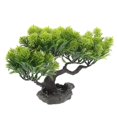thumbnail image 4 of Faux Pine Tree Decor for Sushi Platter Plastic Green Restaurant Accessory 7 inches, 4 of 4