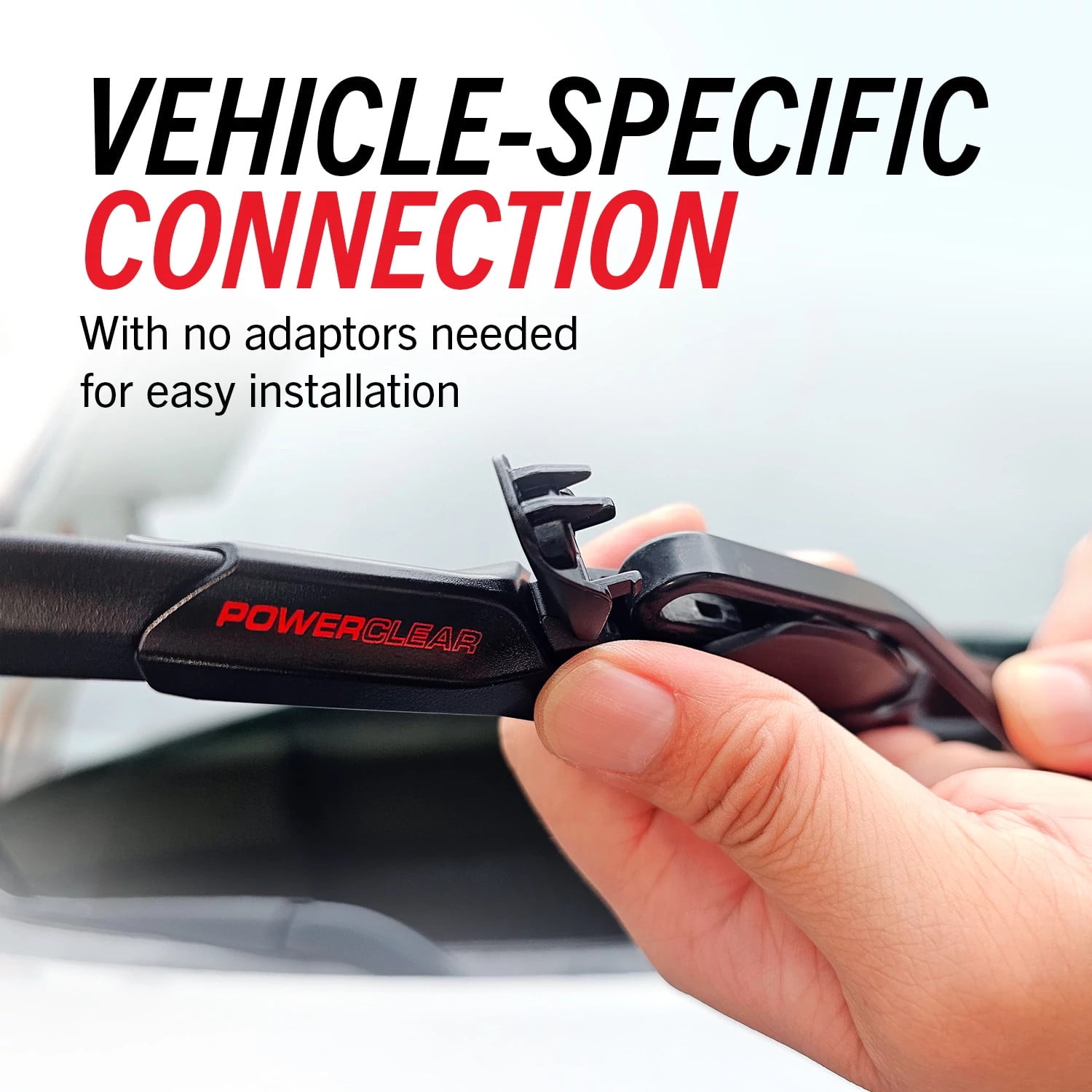 PowerClear by PowerStop PCK-2620-1 Front 26" + 20" Windshield Wiper Blade Set J-Hook Type For Toyota Camry, Ford Edge, Chrysler Town & Country, Toyota Highlander, Dodge Grand Caravan [Model Specific]