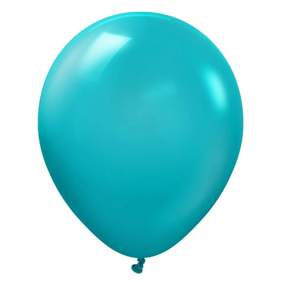 12 inch Kalisan Standard Turquoise Latex Balloons (10 Pack) - Party Supplies Decorations