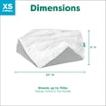 thumbnail image 3 of FurHaven Stone-Embossed Faux Fur Pouf Pet Bed for Dogs and Cats - Gray, Extra Small, 3 of 9