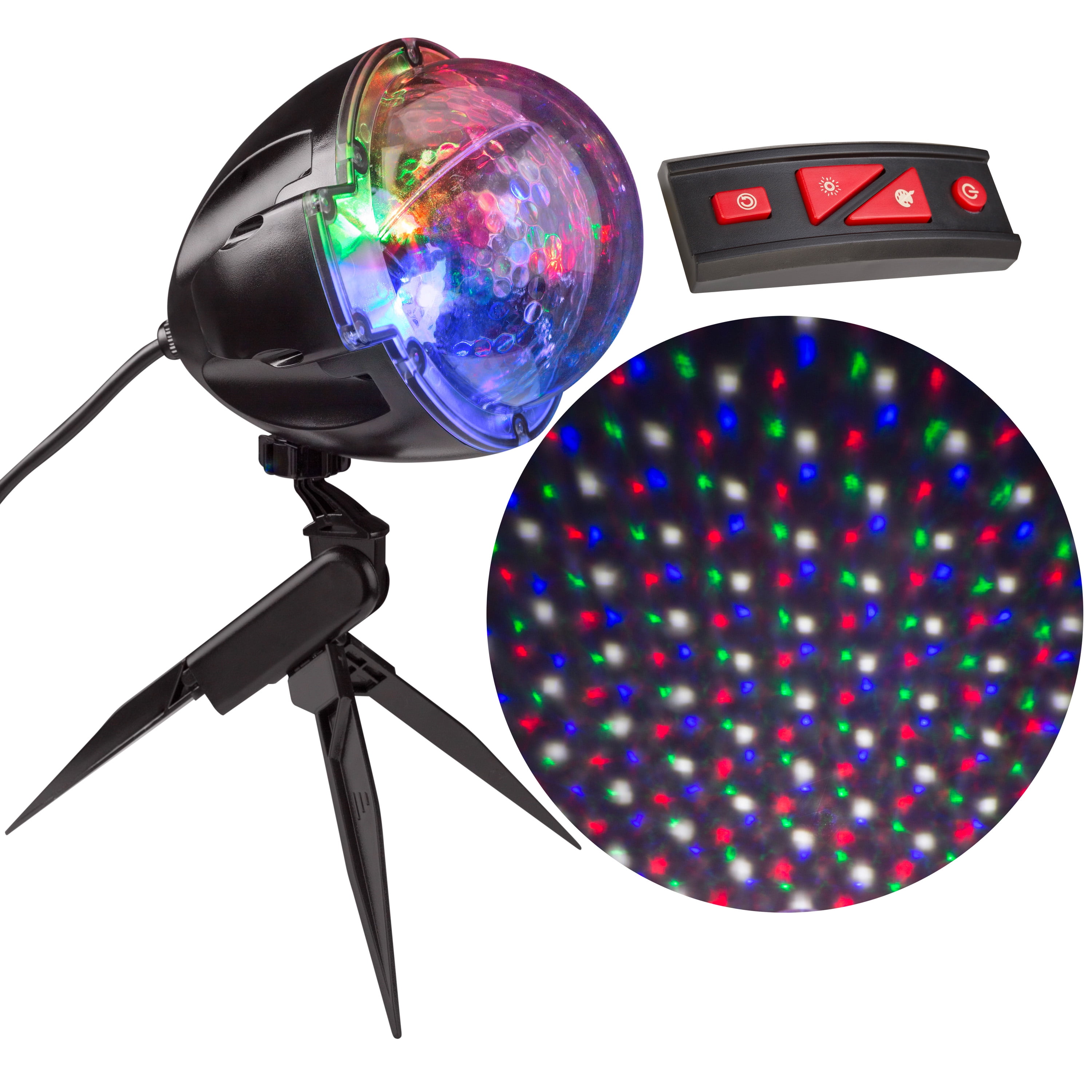 Motion & Static Modes! LED Light Show Points Of Light Halloween Projector NMIB 