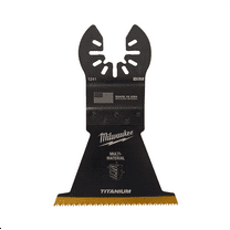 Milwaukee Tool OPEN-LOK 2-1/2" TITANIUM CHARGED Bi-Metal Multi-Material Multi-Tool Blades 10PK