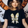 thumbnail image 3 of Custom Graphic T-Shirt for Women and Kid, Bunny Ears and Bow Design, Sizes S-XXL, 3 of 6